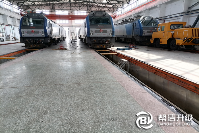 舊水磨石地面升級處理前 舊水磨石地面升級處理前